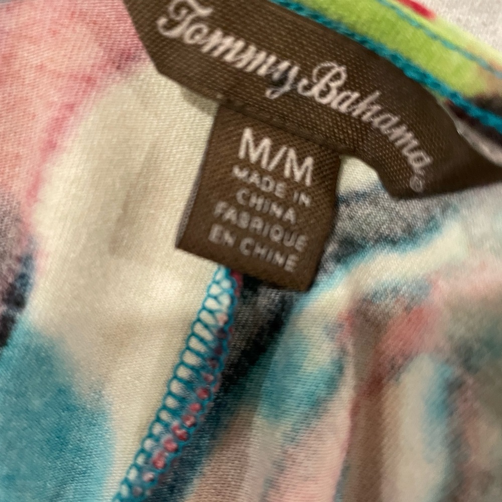 Tommy Bahama tropical long sleeve warm dress!